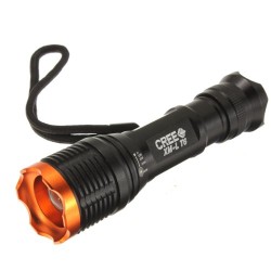Ultrafire KC01 XML T6 Zoom Flashlight SET (Flashlight, Battery, Charger, Pouch)