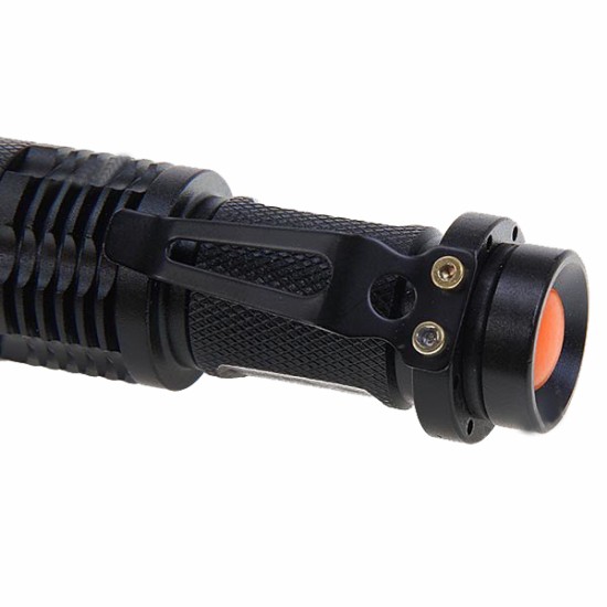 Ultrafire SK68 Zoom Torch Light - (1xAA/14500, Black)