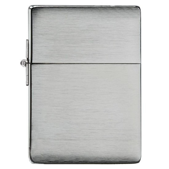 Zippo 1935 Replica Original Brushed Chrome Windproof Pocket Lighter, 1935.25