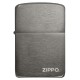 Zippo 1941 Replica Black Ice Zippo Logo Windproof Pocket Lighter, 24485