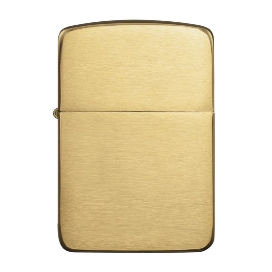 Zippo 1941 Replica Brushed Brass Windproof Pocket Lighter, 1941B