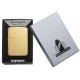 Zippo 1941 Replica Brushed Brass Windproof Pocket Lighter, 1941B