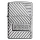 Zippo Bolts Design Armor High Polish Chrome Windproof Pocket Lighter, 29672