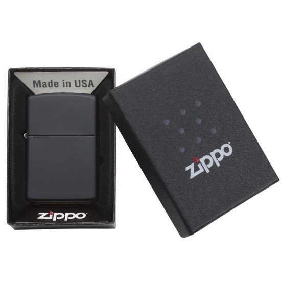 Zippo Classic Black Matte Windproof Pocket Lighter, 218