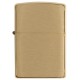 Zippo Classic Brushed Brass Windproof Pocket Lighter, 204B