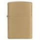 Zippo Classic Brushed Solid Brass Windproof Pocket Lighter, 204