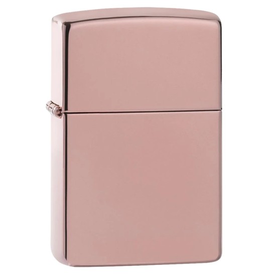 Zippo Classic High Polish Rose Gold Windproof Pocket Lighter, 49190