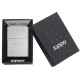 Zippo Linen Weave, Classic Brushed Chrome Windproof Pocket Lighter, 28181