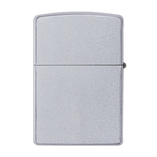 Zippo Classic Satin Chrome Windproof Pocket Lighter, 205