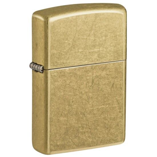 Zippo Classic Street Brass Windproof Pocket Lighter, 48267