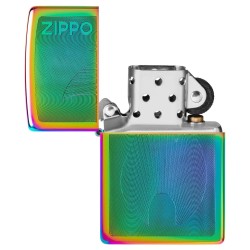 Zippo Dimensional Flame Design, Mesmerizing Multi-Color Windproof Pocket Lighter, 48618