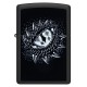 Zippo Dragon Eye Design Classic Black Matte Windproof Pocket Lighter, 48608