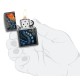 Zippo Fiery Dragon Design Classic Iron Stone Windproof Pocket Lighter, 49776
