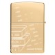 Zippo Founder's Day Collectible Armor High Polish Brass Windproof Pocket Lighter, 48716