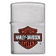 Zippo Harley-Davidson Bar And Shield Logo, High Polish Chrome Windproof Pocket Lighter, 200HD.H252