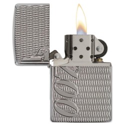 Zippo James Bond 007 Armor High Polish Chrome Windproof Pocket Lighter, 29550