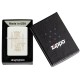 Zippo King Queen Design Classic White Matte Windproof Pocket Lighter, 49847