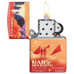 Zippo Mars Design Classic 540 Color Windproof Pocket Lighter, 49634