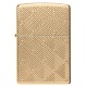 Zippo Pattern Design Armor High Polish Brass Windproof Pocket Lighter, 48570