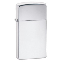 Zippo Slim High Polish Chrome Windproof Pocket Lighter, 1610