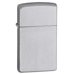 Zippo Slim Satin Chrome Windproof Pocket Lighter, 1605
