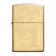 Zippo Venetian Classic High Polish Brass Windproof Pocket Lighter, 352B