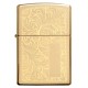 Zippo Venetian Classic High Polish Brass Windproof Pocket Lighter, 352B