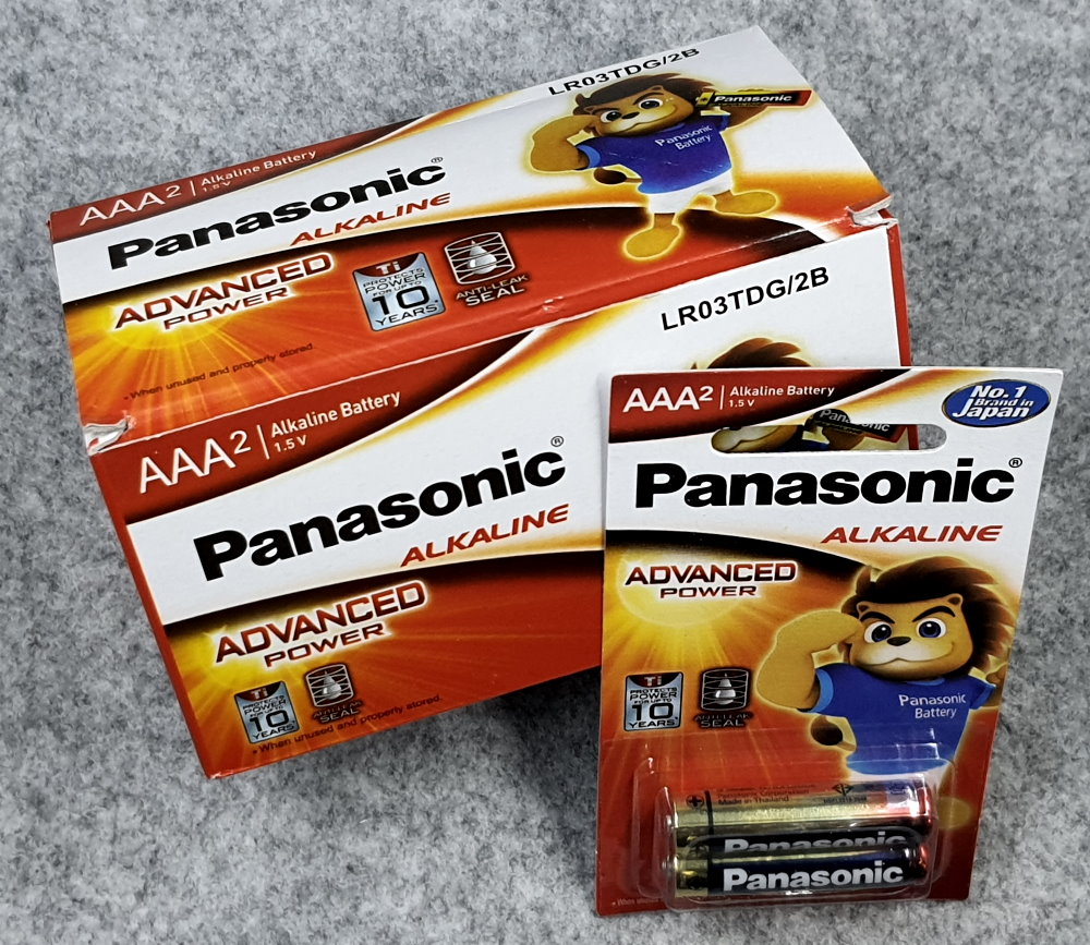 Stavbatteri Panasonic Alkaline Power 1,5V AAA LR03 4-pack 